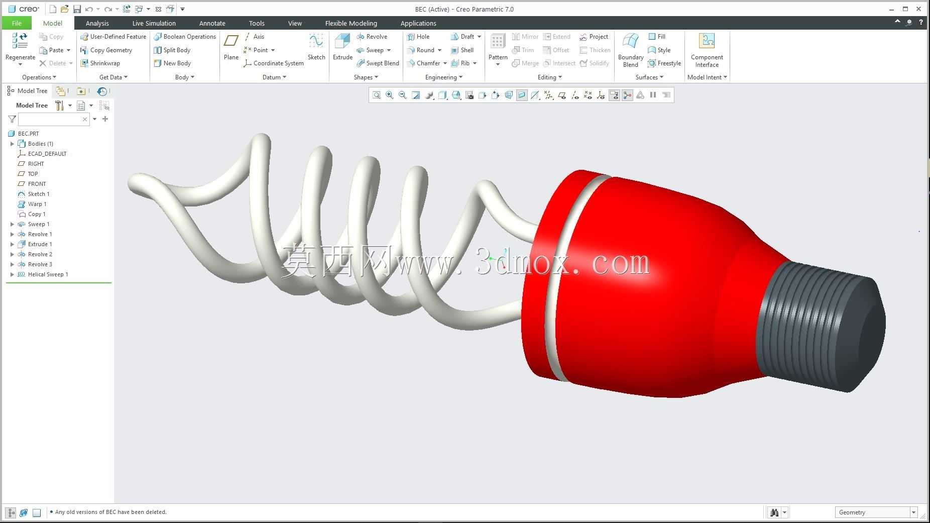  Modele 3D��CREO PTC��ʵ��