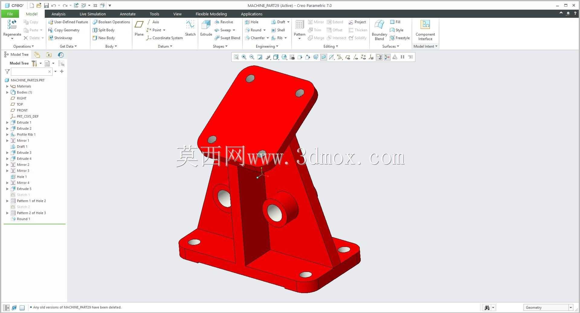  Modele 3D��CREO PTC��ʵ��