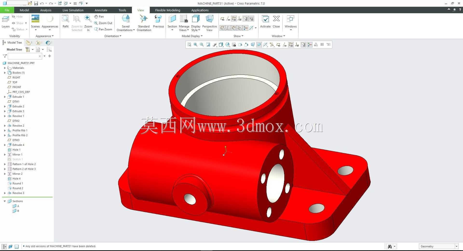  Modele 3D��CREO PTC��ʵ��