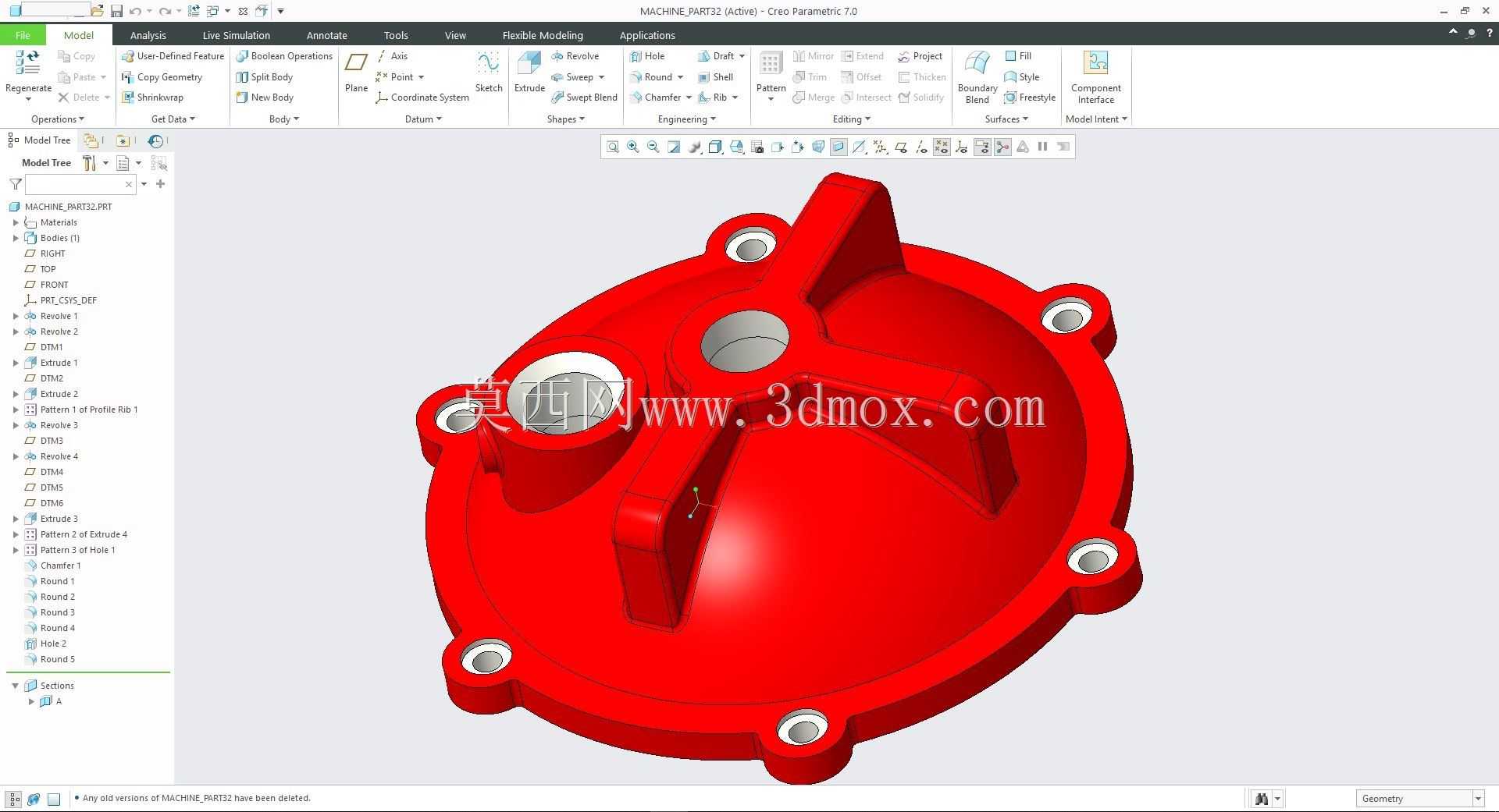  Modele 3D��CREO PTC��ʵ��