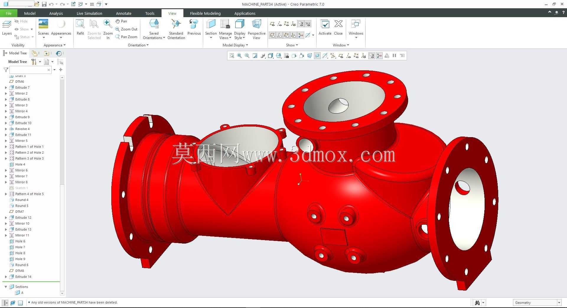  Modele 3D��CREO PTC��ʵ��