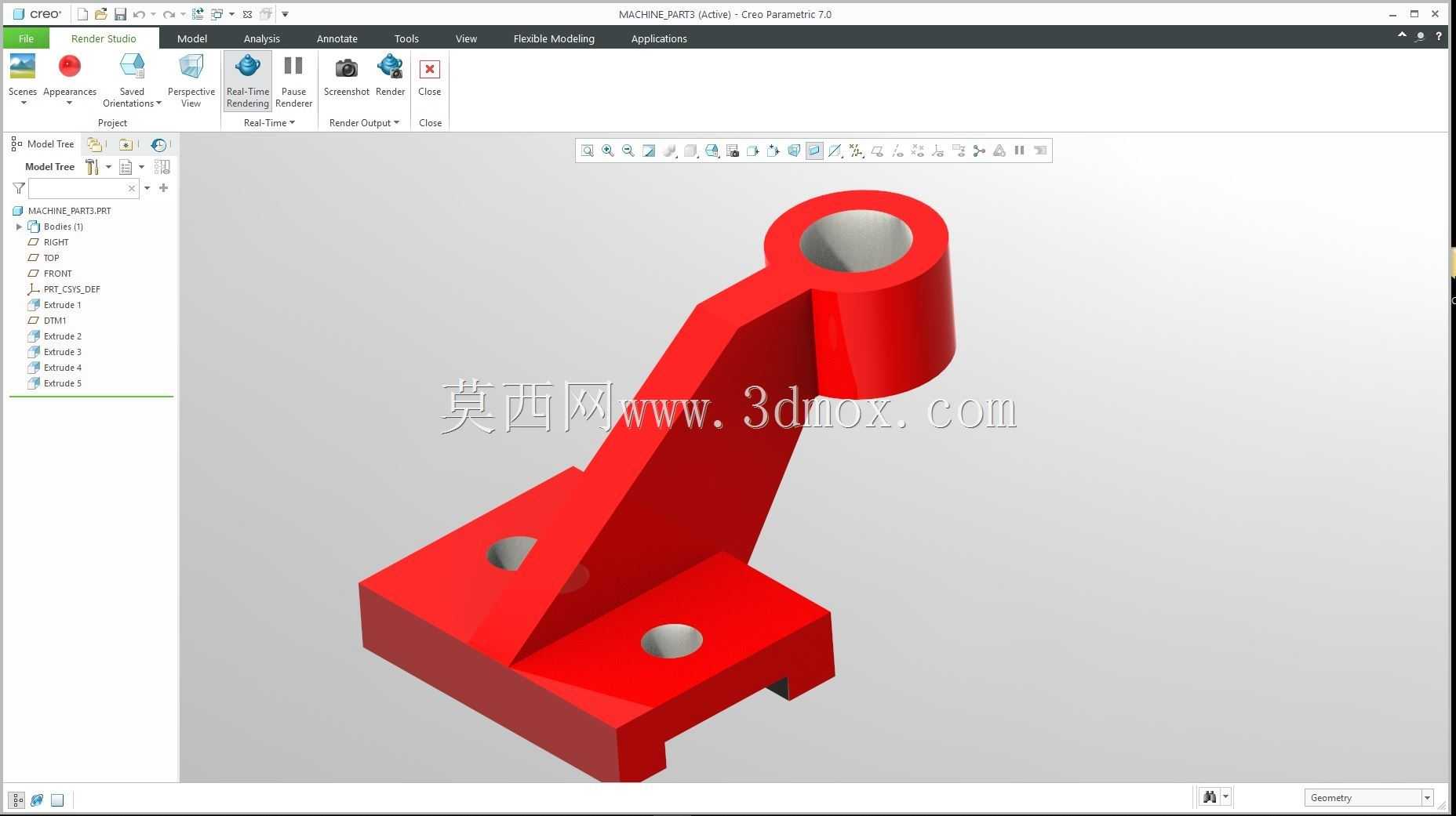  Modele 3D��CREO PTC��ʵ��