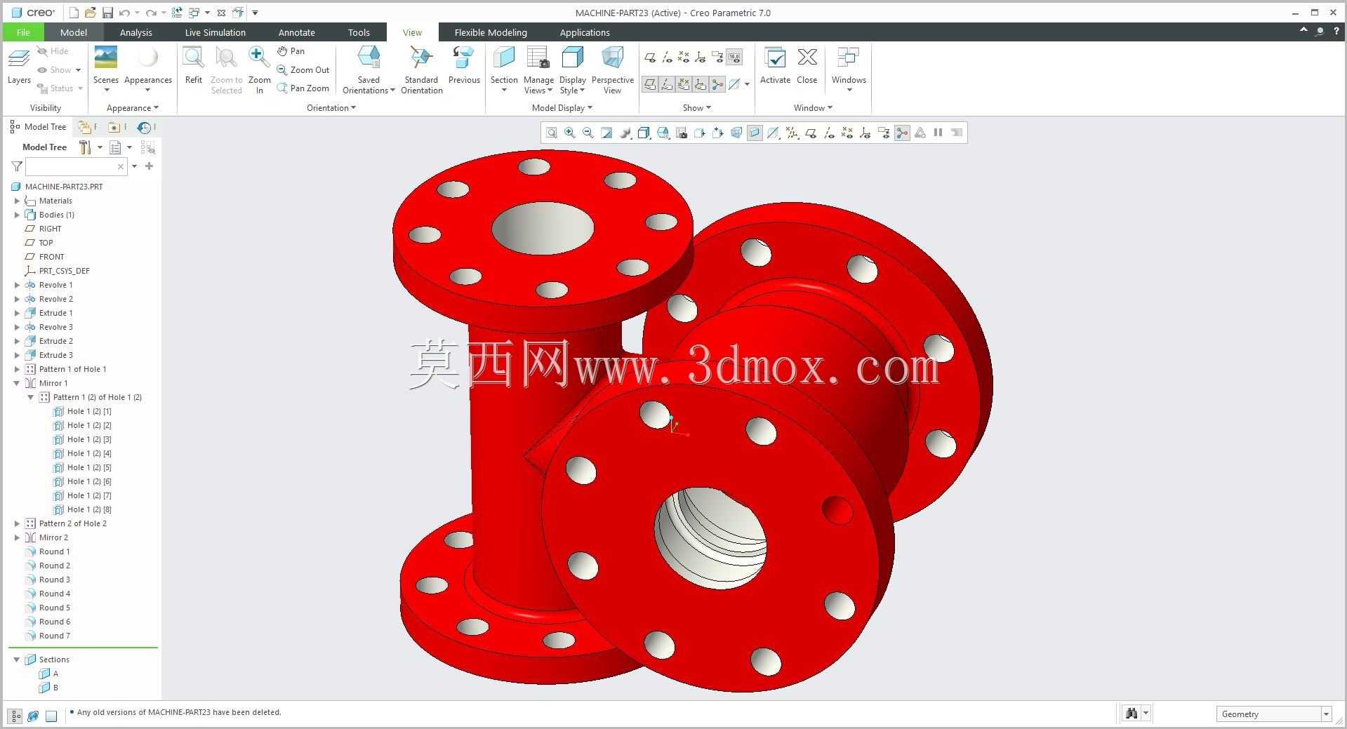  Modele 3D��CREO PTC��ʵ��