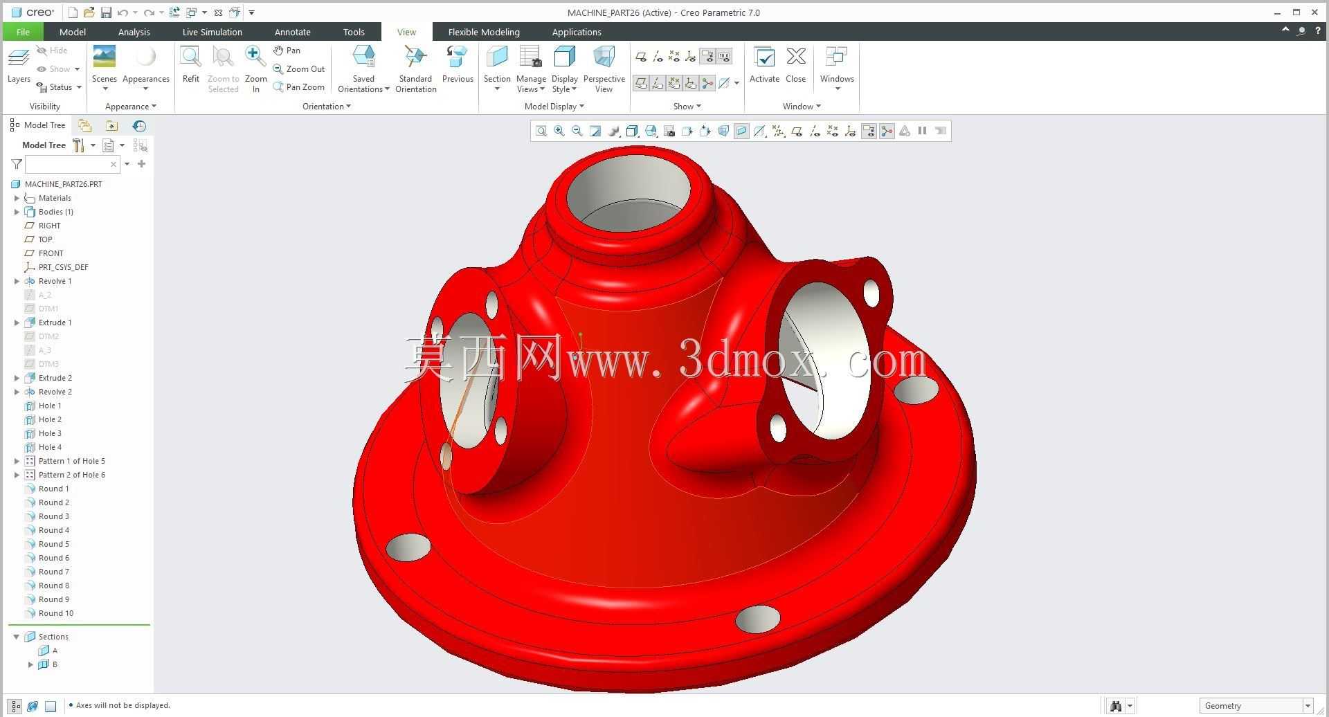  Modele 3D��CREO PTC��ʵ��
