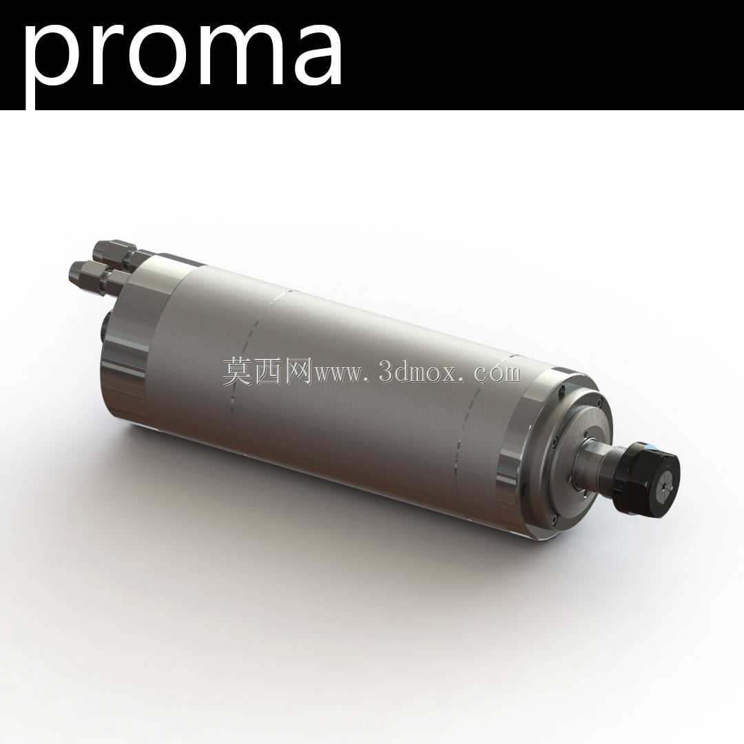 主轴 2.2kW D80 水冷,采用 proma