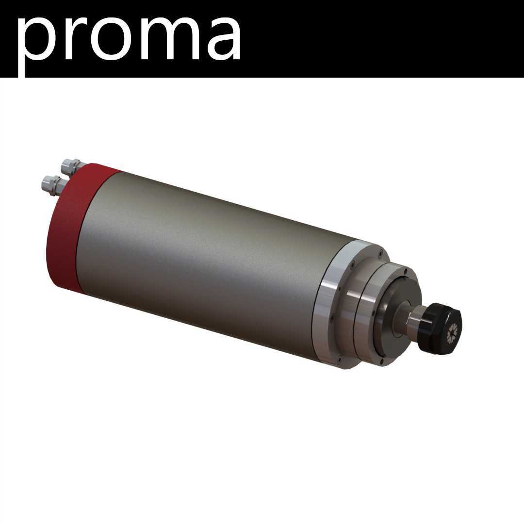主轴 3.2kW D100 水冷,采用 proma