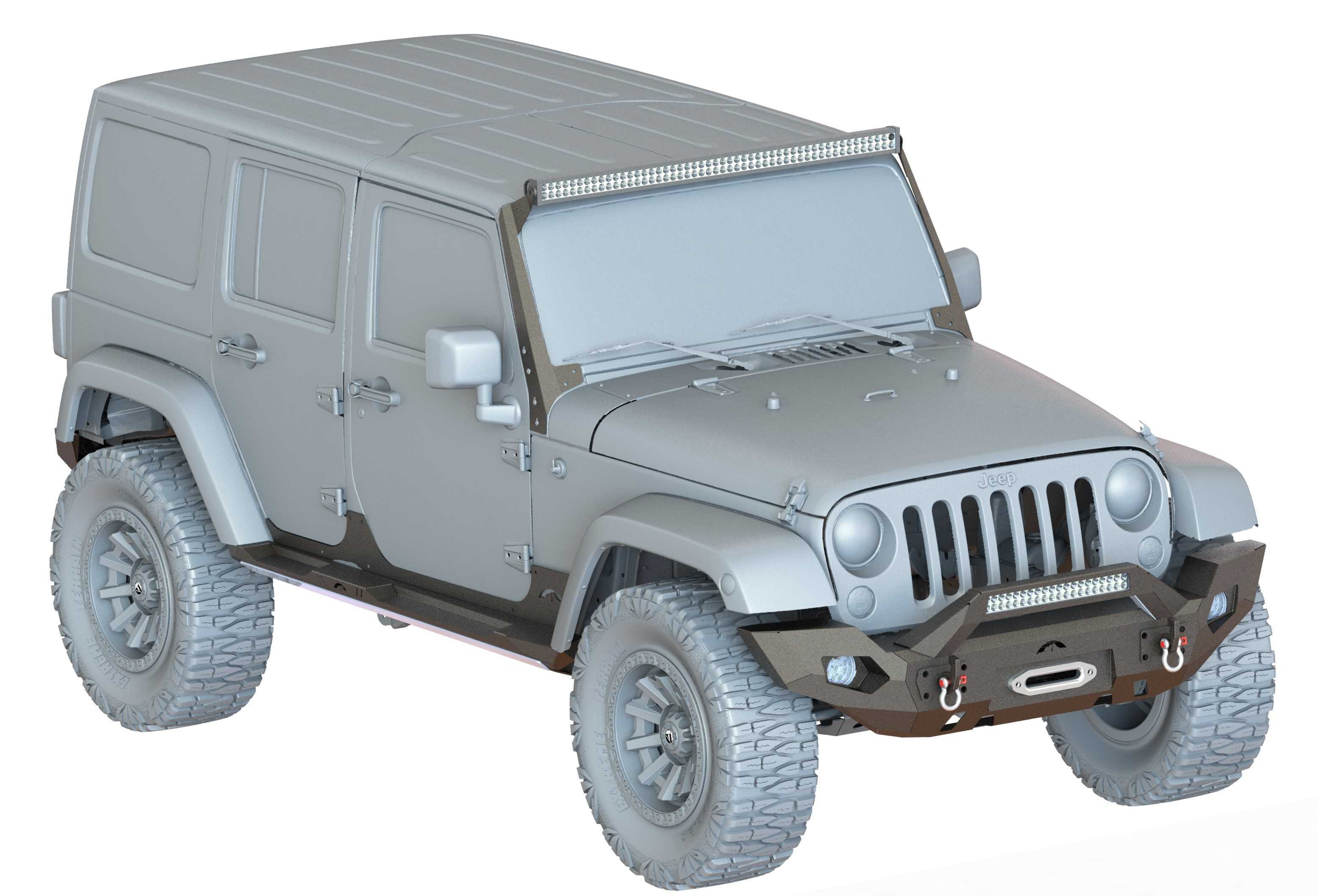 Jeep Wrangler JK ���� Rock Sliders��������֧��