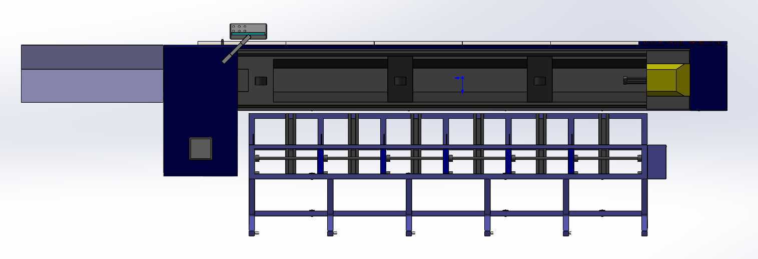 全自动激光切管机 3D 项目 - Tam Otomatik Lazer Kesim Makinesi 3D Projesi