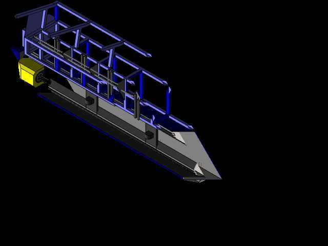 全自动激光切管机 3D 项目 - Tam Otomatik Lazer Kesim Makinesi 3D Projesi