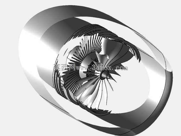 喷气发动机(涡扇发动机)设计与建模 - CATIA V5