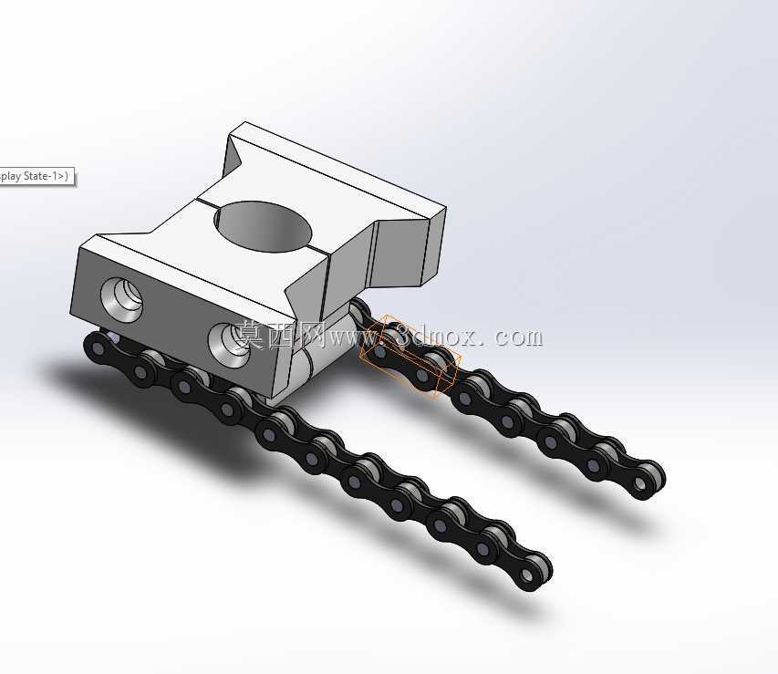 用于 CNC 进给的滚子链输送机