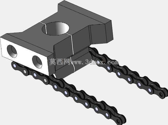 用于 CNC 进给的滚子链输送机