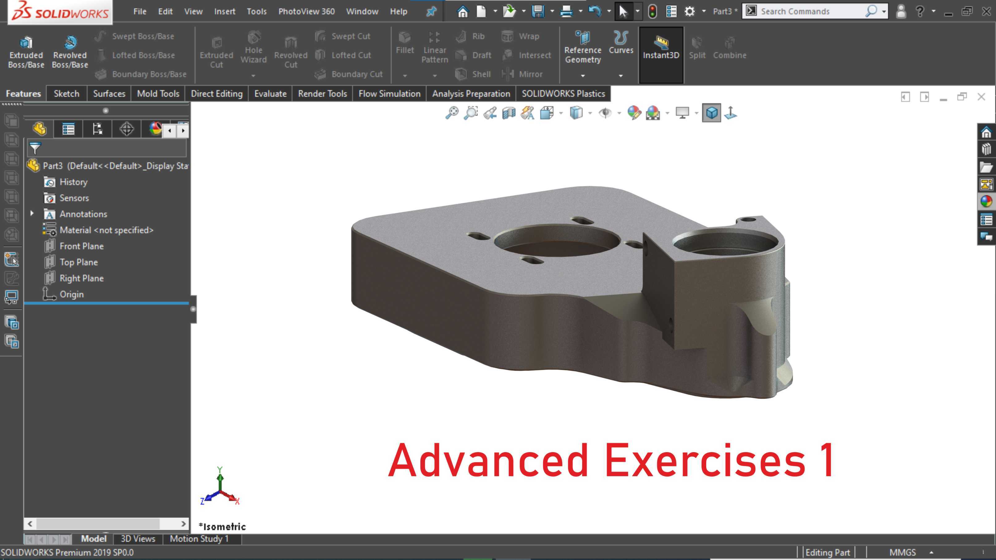 SolidWorks 高级练习 1