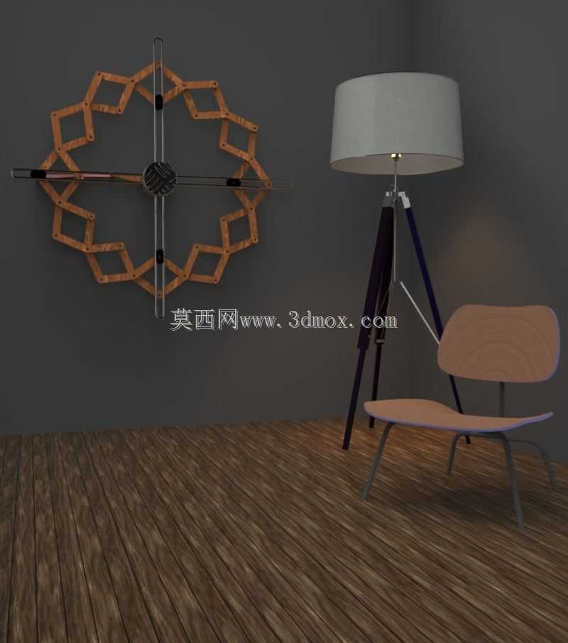 动能雕塑时钟 3D 模型 Fusion 360