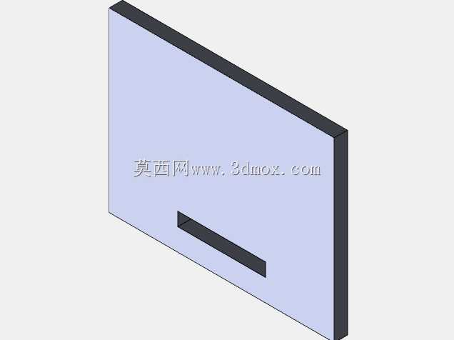 MDF 3 毫米字母盒“A”