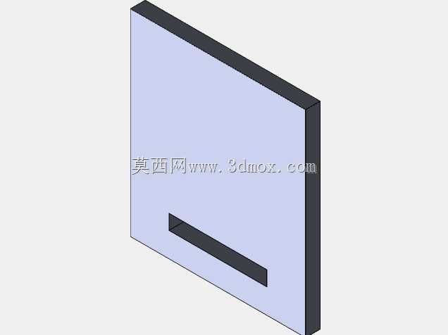 MDF 3 毫米字母盒“A”