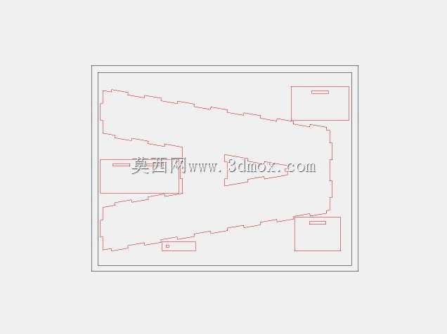 MDF 3 毫米字母盒“A”