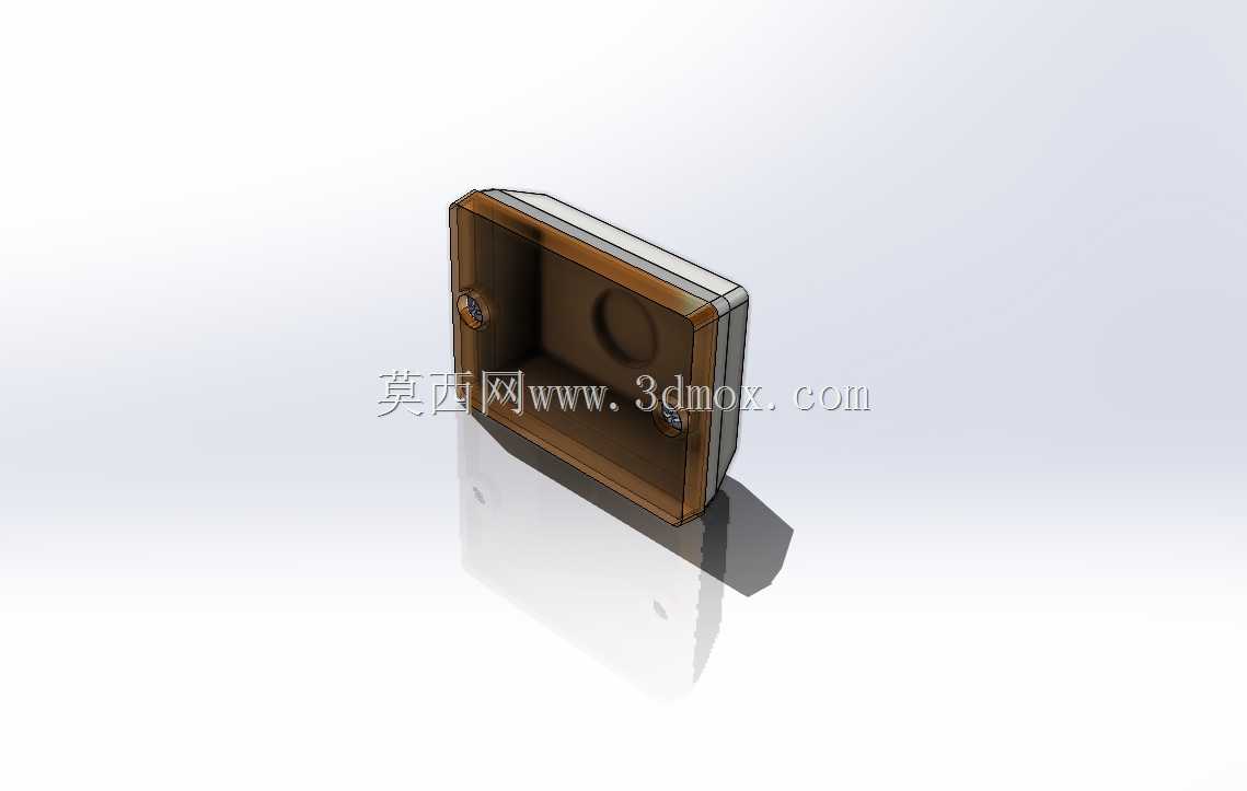 Optronics LED示廓灯或侧标志灯,带反光镜-6个二极管-方形-琥珀色透镜