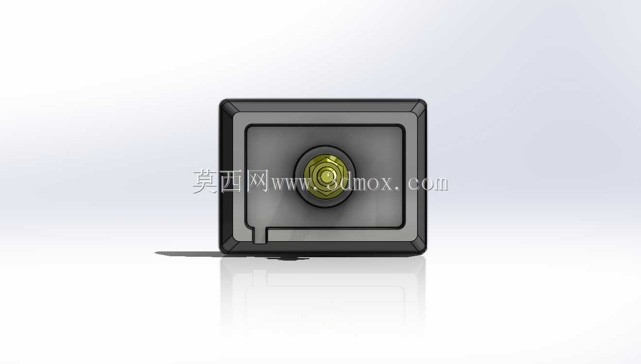 Optronics LED示廓灯或侧标志灯,带反光镜-6个二极管-方形-琥珀色透镜