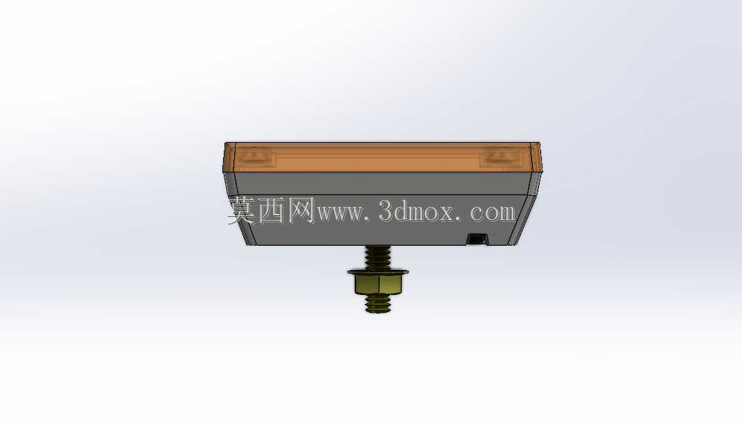 Optronics LED示廓灯或侧标志灯,带反光镜-6个二极管-方形-琥珀色透镜