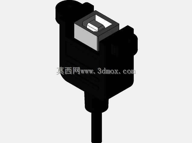 USB B母面板安装电缆(90度)