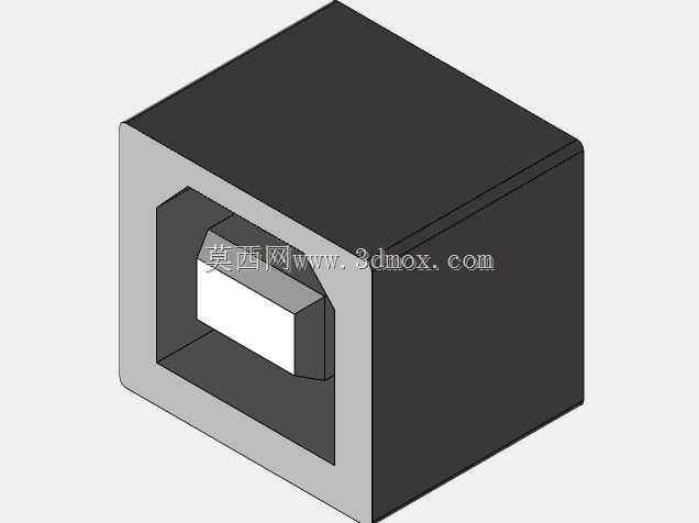 USB B母面板安装电缆(90度)