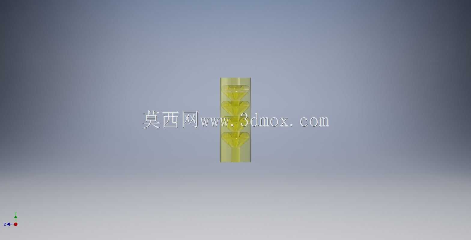 特斯拉启发的流体二极管(三维瓣膜导管)