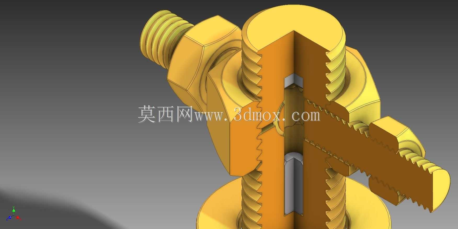 黄铜螺栓拼图