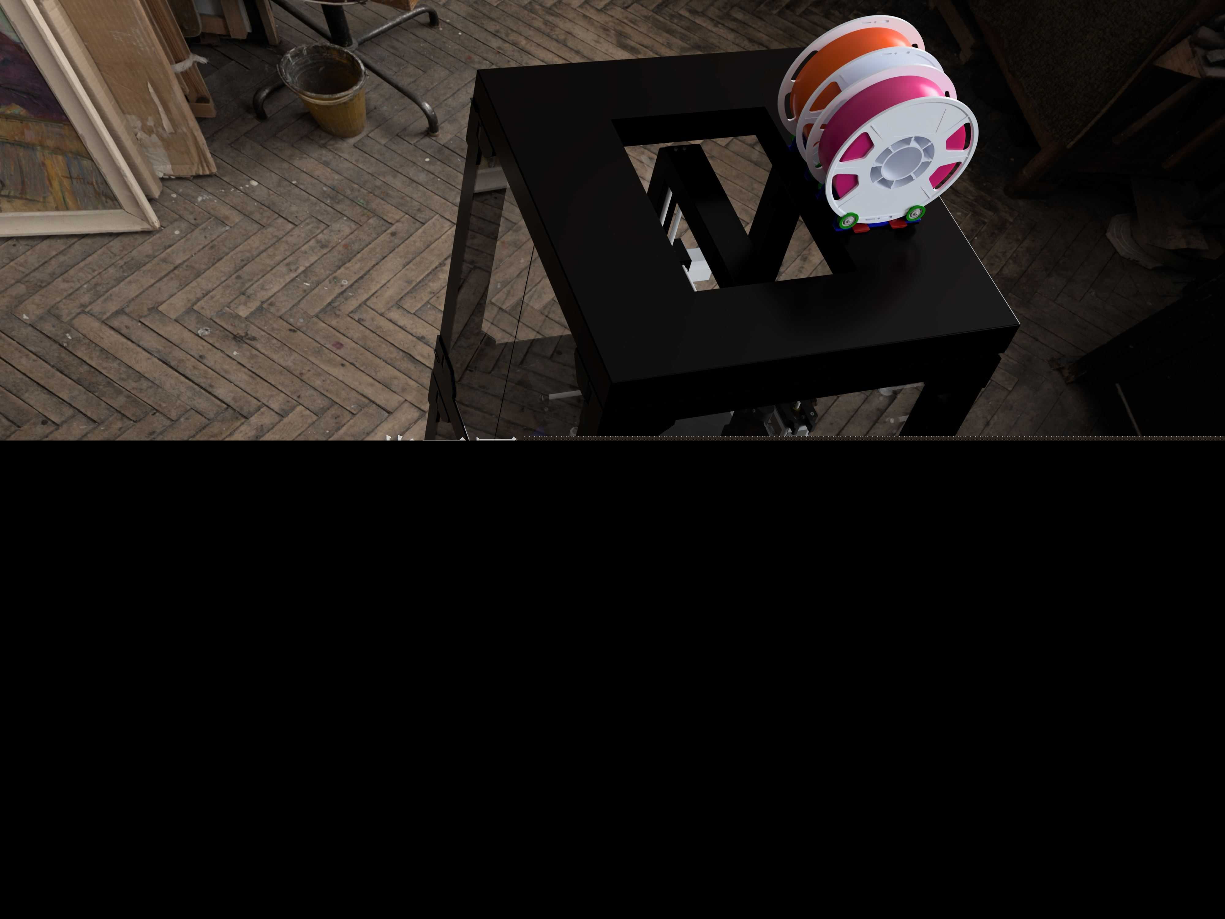 宜家Lack Table 3d打印机柜