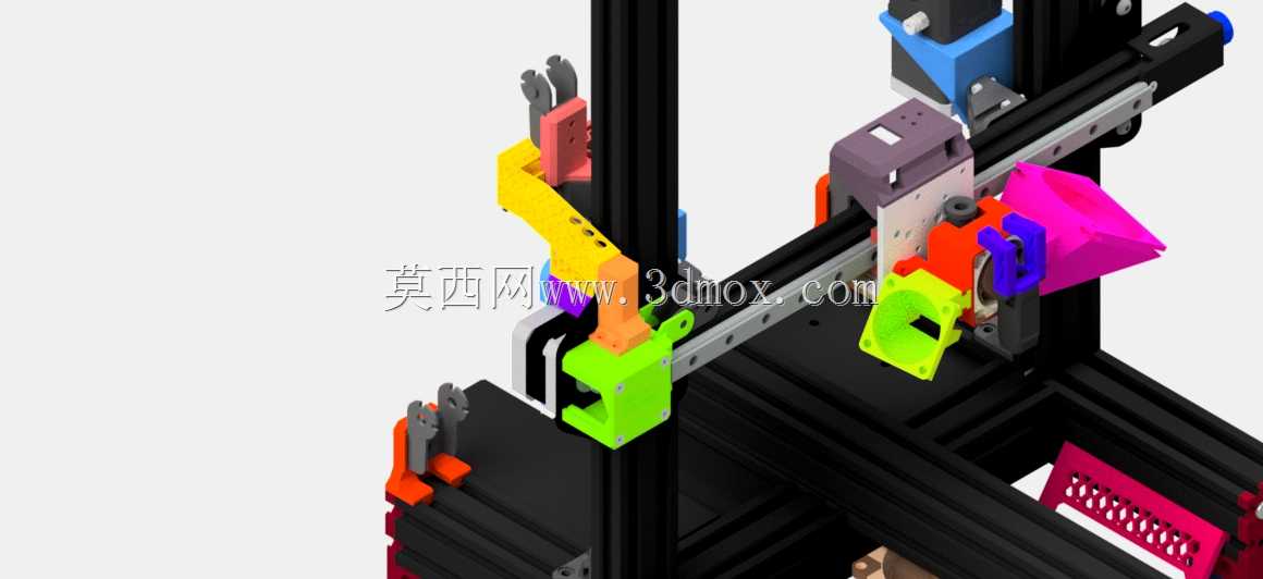 完整的电缆管理-Ender 3 X\u0026 Z轴