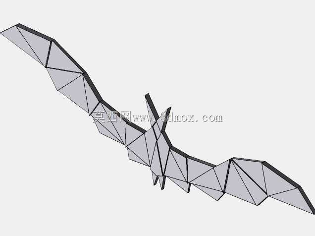 nietoperz��2d w 3d��geometryczny kszta?t��bat��2d��3d��������״