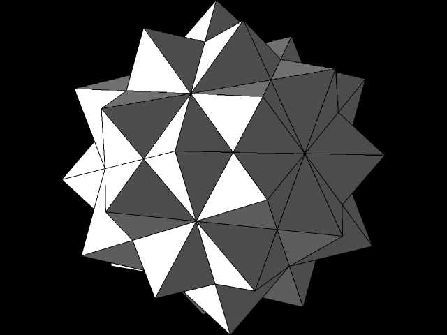 五个八面体的复合体