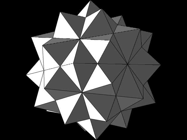 五个八面体的复合体