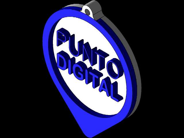 Llavero Punto Digital