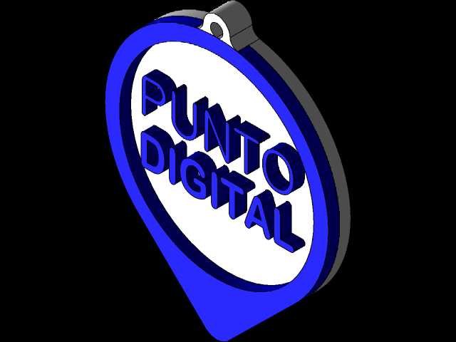 Llavero Punto Digital