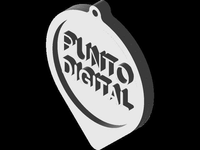 Llavero Punto Digital