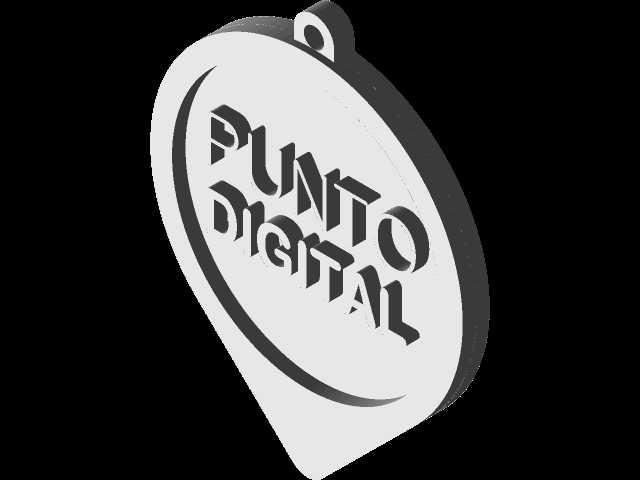 Llavero Punto Digital