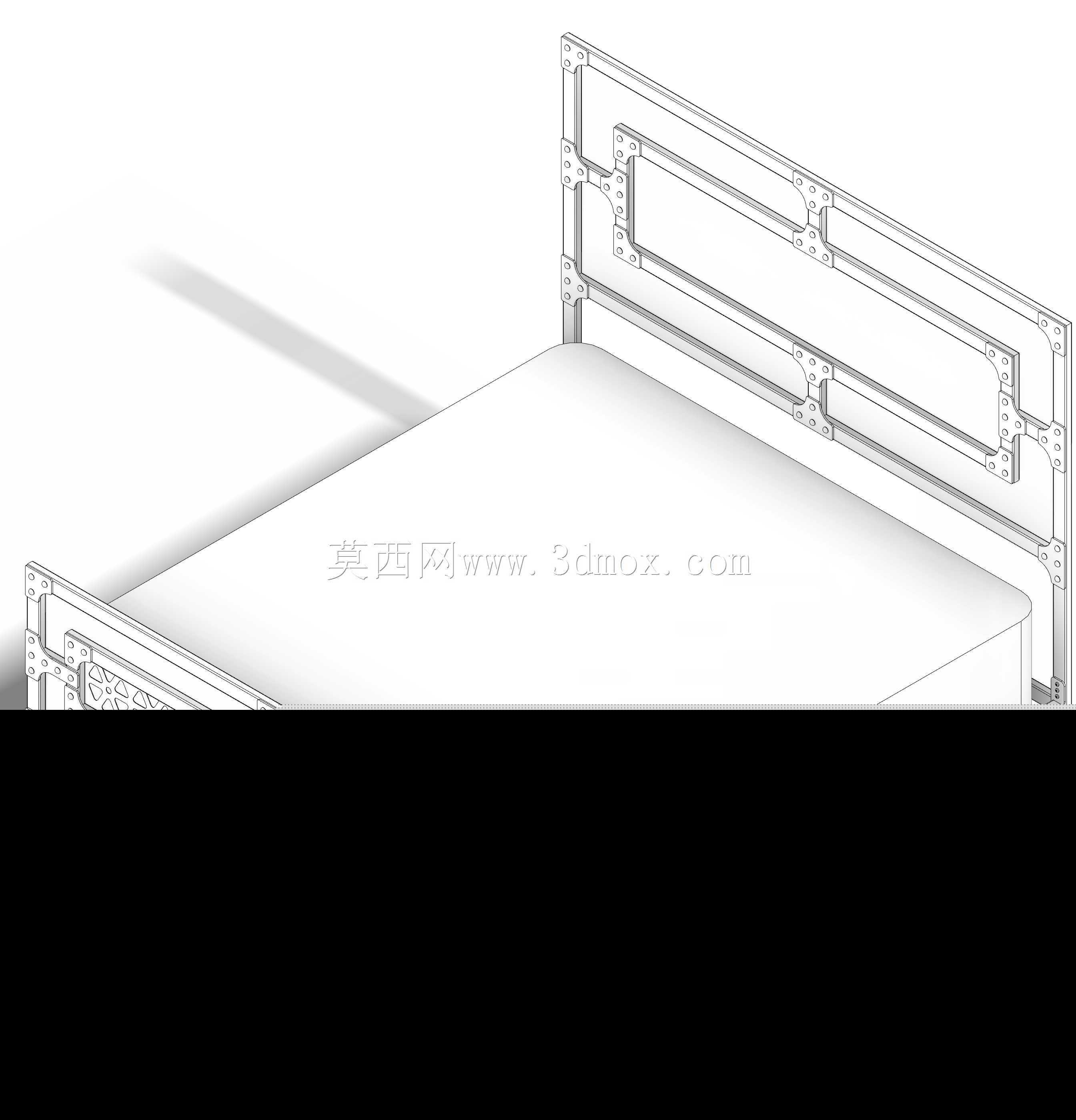 BED-YATAK 180x200 现代工业家具-MODERN ENDüSTR?YEL MOB?LYA