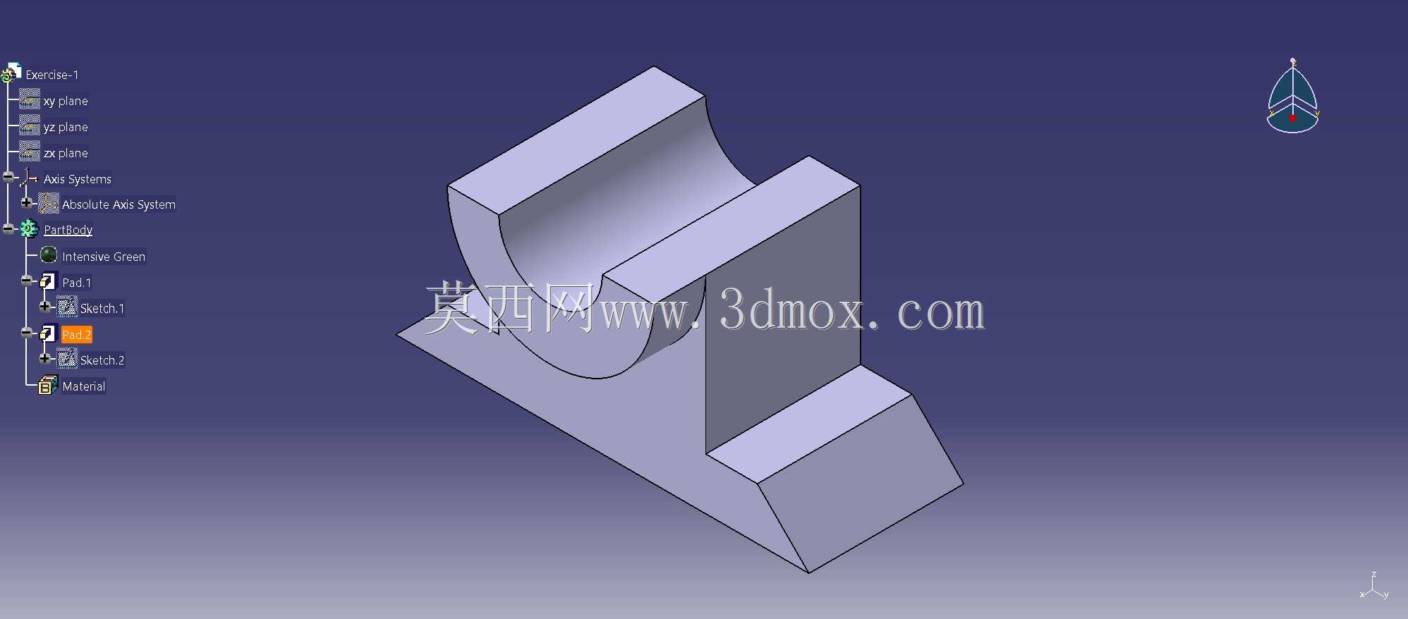 ���� CATIA V5 ��ϰģ�� | �ʺϳ�ѧ�ߵļ� 3D ����