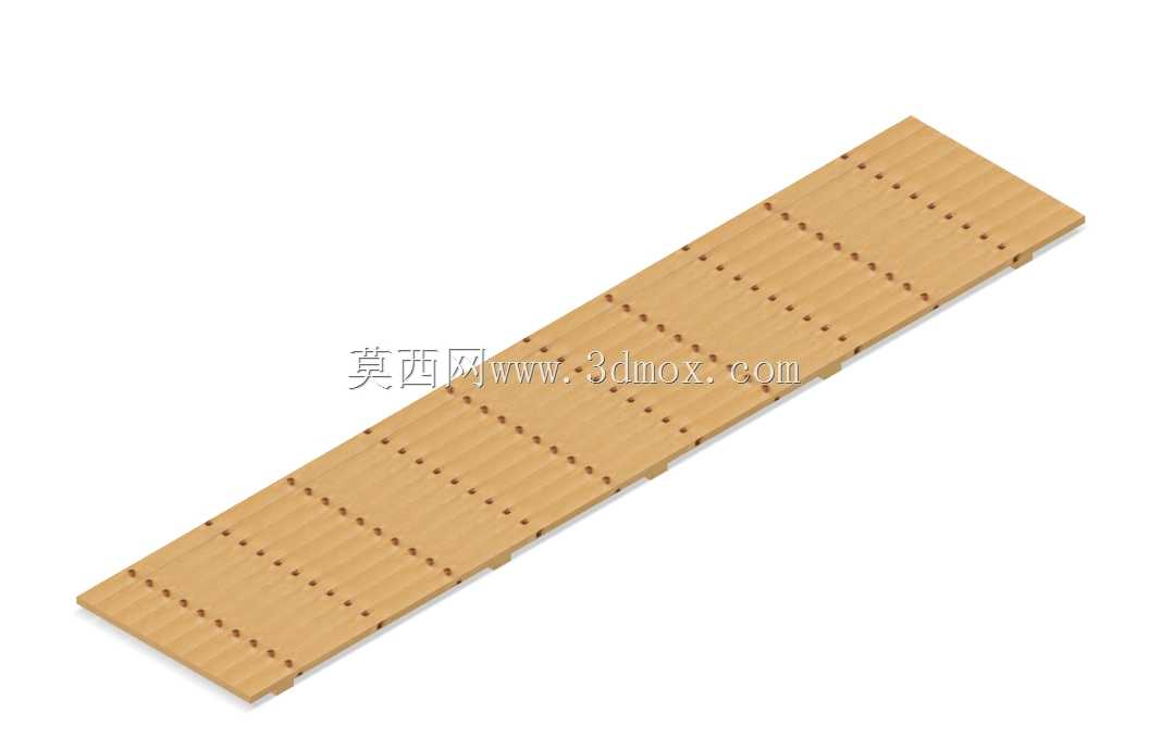 松木板制成的坡道,尺寸为 1000 毫米 x 4800 毫米