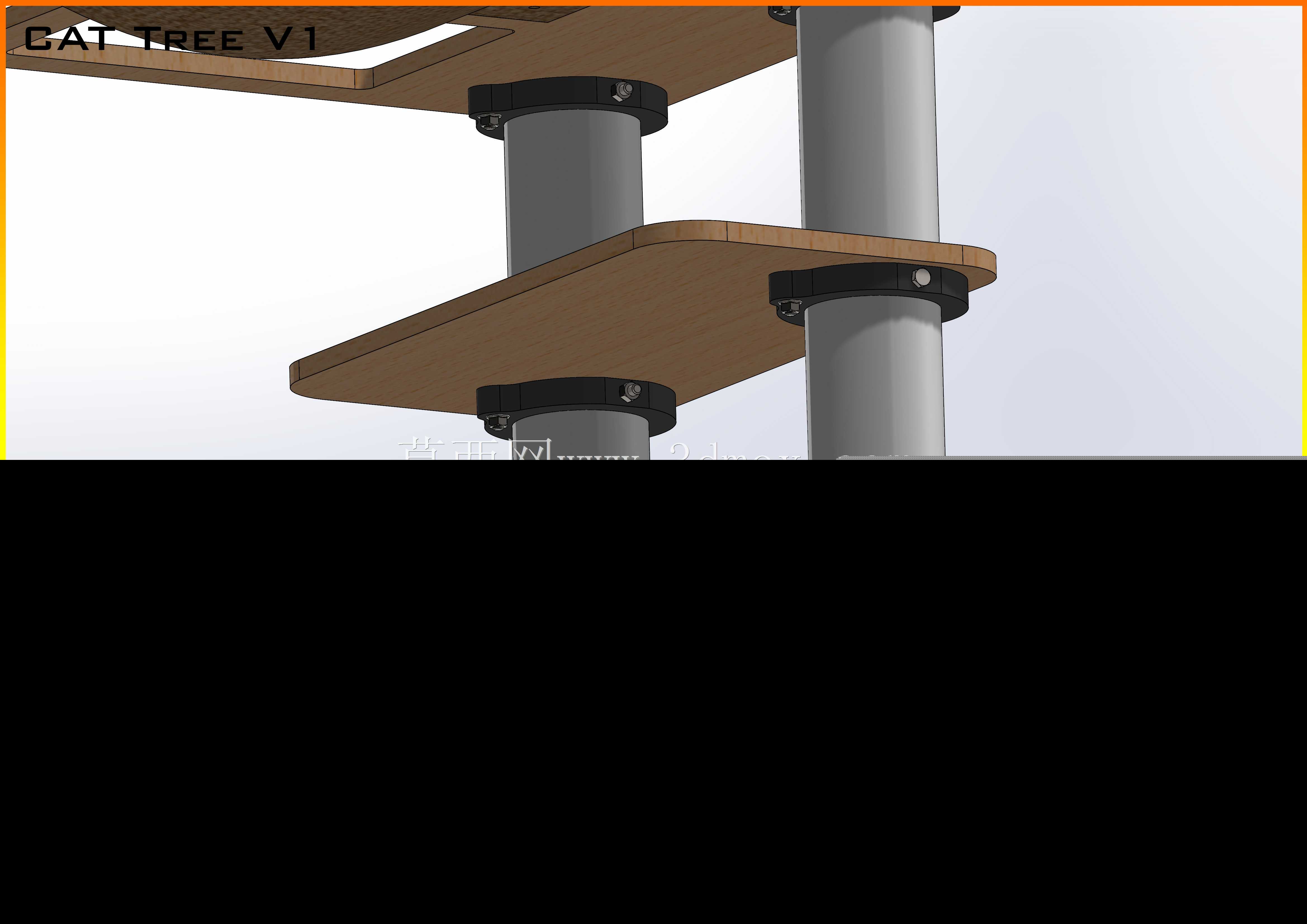 猫树3D模型V1 solidworks CatTree