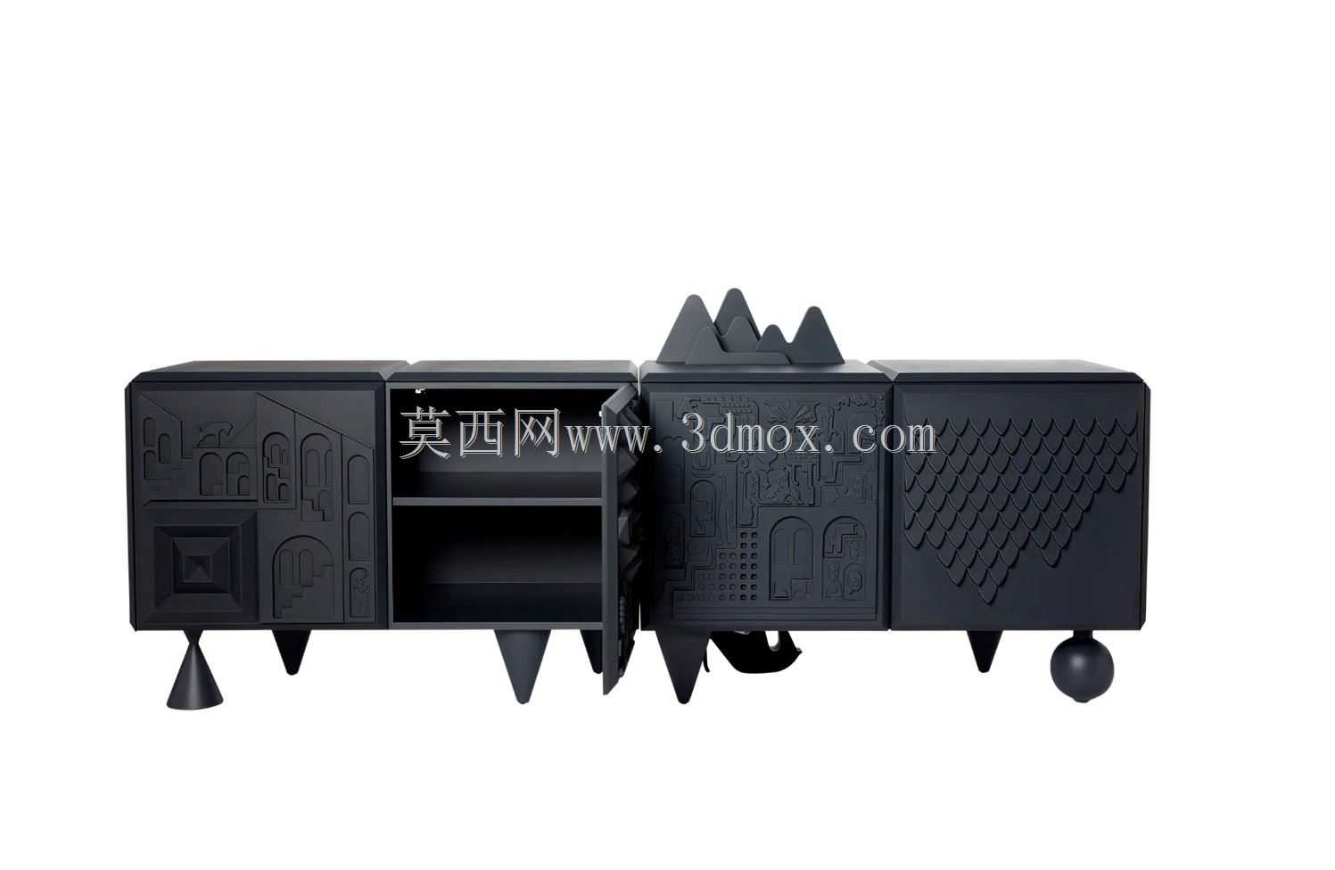 现代设计模块化橱柜