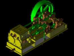 卧式蒸汽机