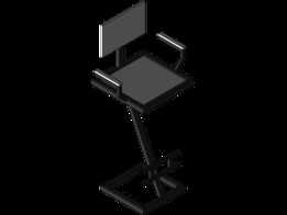 Silla con asiento de madera��