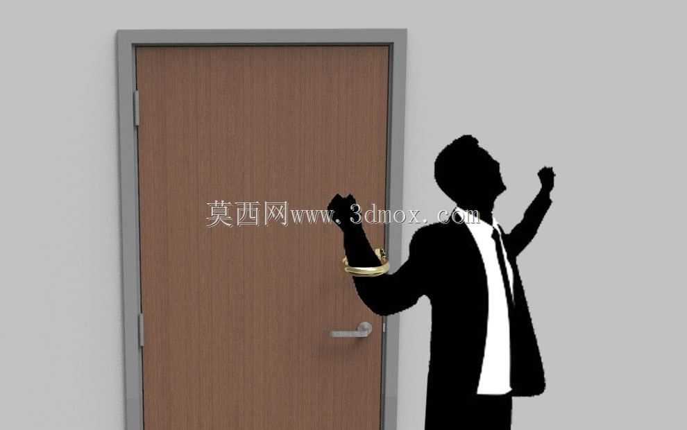禁止用手触摸门把手以预防新冠病毒 COVID-19