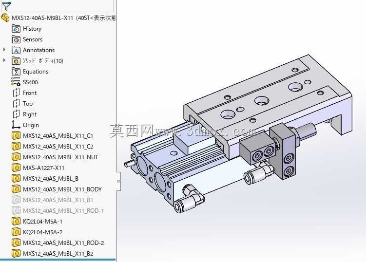 MXS12-40AS-M9BL-X11(SMC)
