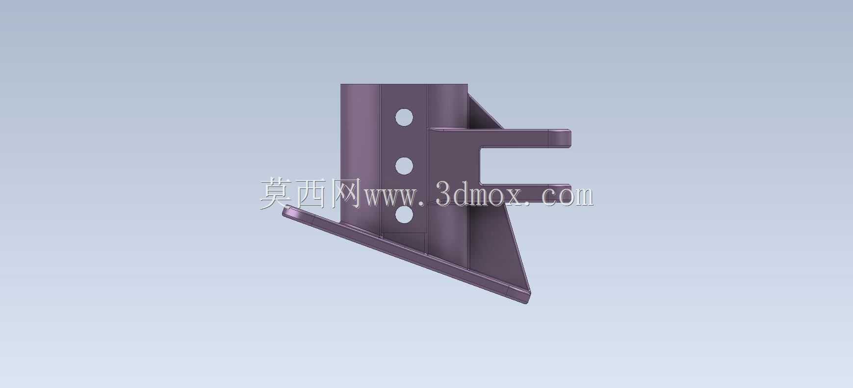 三维CAD基本练习/Strut Base/Base de Montante/Autodesk Inventor Pro