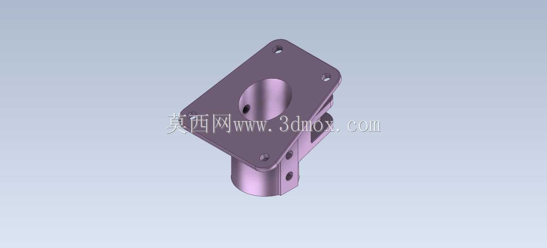 三维CAD基本练习/Strut Base/Base de Montante/Autodesk Inventor Pro