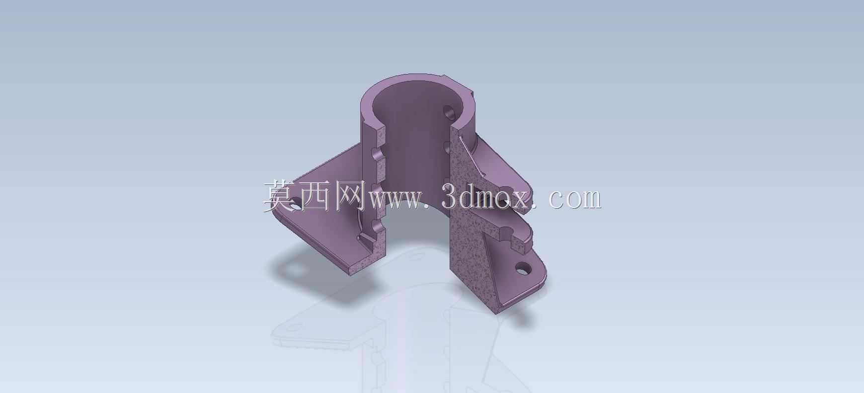 三维CAD基本练习/Strut Base/Base de Montante/Autodesk Inventor Pro