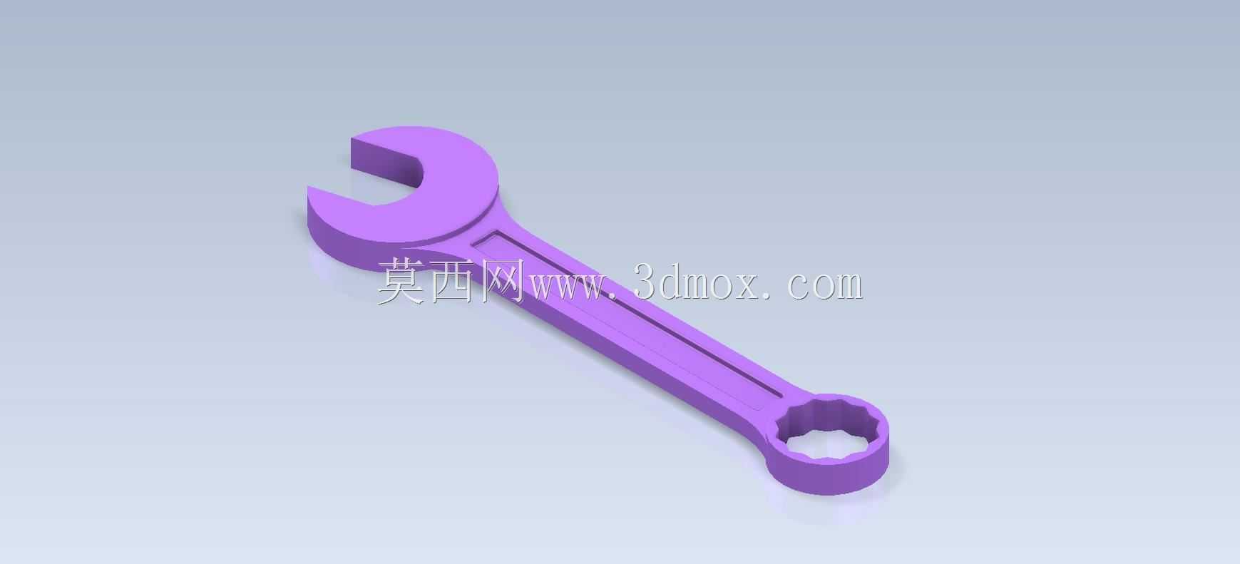 Studycadcam三维CAD练习779/组合扳手或扳手/Lave combinada/Autodesk Inventor Pro